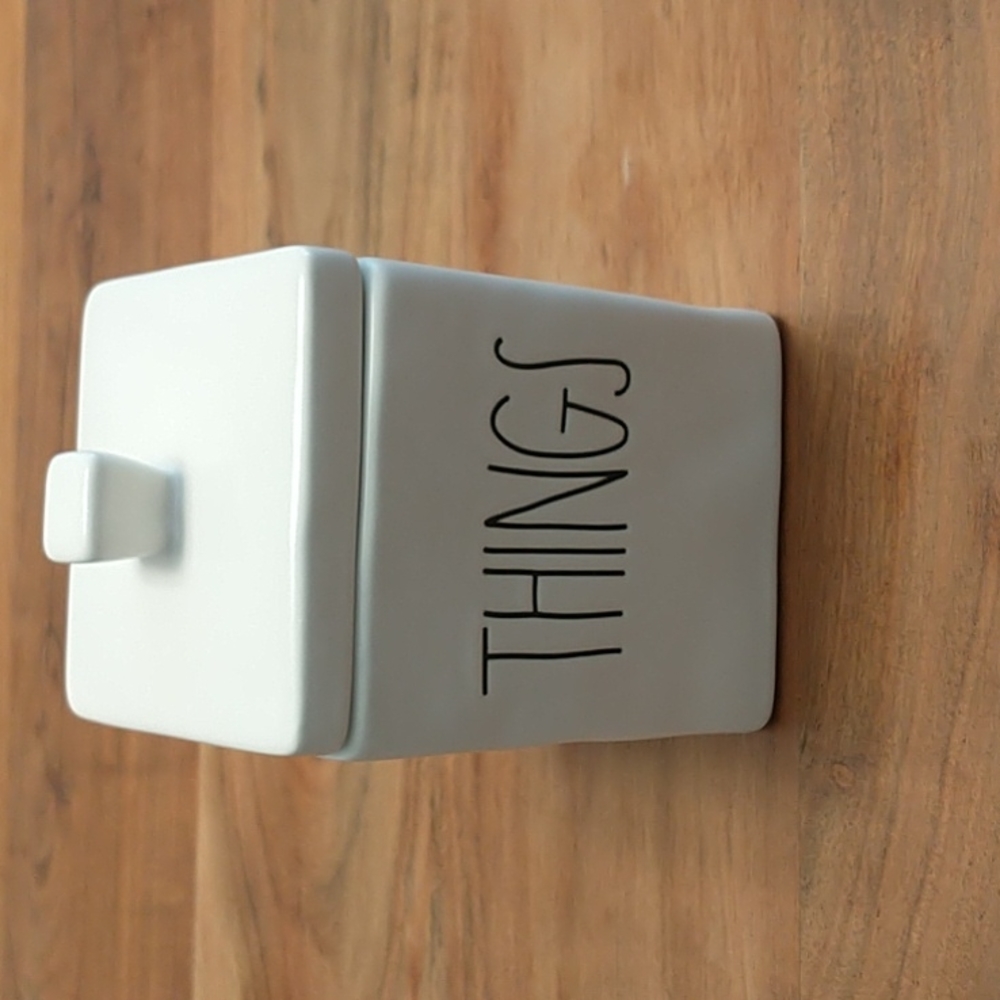 NWT Rae Dunn THINGS Canister